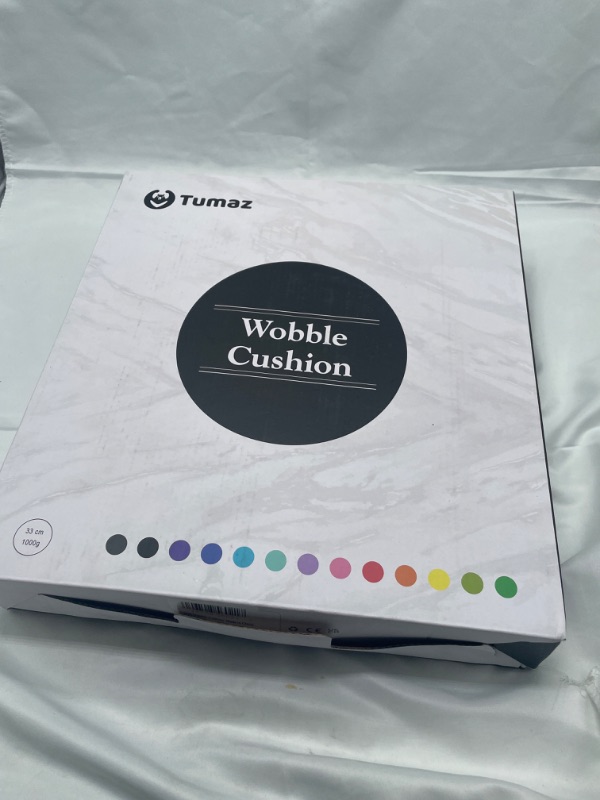 Photo 4 of Tumaz Wobble Cushion - Wiggle Seat to Improve Sitting Posture & Stay Focused for Sensory Kids, Balance Disc to Relief Back Pain & Core Strength & Flexible Seating [Extra Thick, Pump Included]