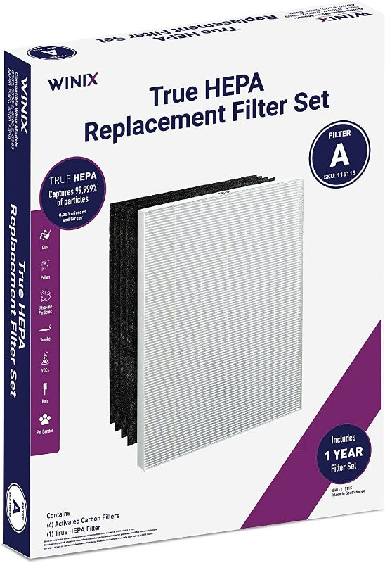 Photo 4 of Genuine Winix 115115 Replacement Filter A for C535, 5300-2, P300, 5300