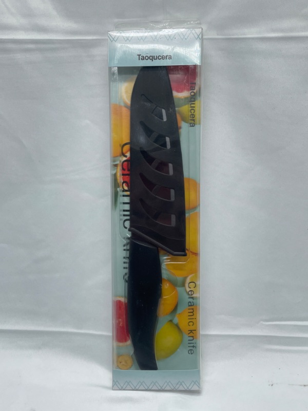 Photo 2 of  Paring Knife, Classic 4 inch Ceramic Paring Knife with Sheath Cover, Fruit and Vegetable knife,Longer Sharp Rust Proof Stain Resistant