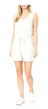 Photo 1 of Amazon Essentials Women's Sleeveless Linen Romper...SIZE 6...
