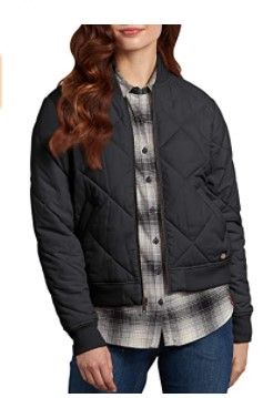 Photo 1 of Dickies Women's Quilted Bomber Jacket-- Size Small
