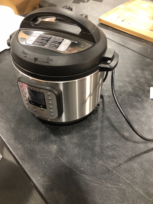 Photo 2 of Instant Pot Duo 8 Qt 7-in-1 Multi-Use Programmable Pressure Cooker, Slow Cooker, Rice Cooker, Steamer, Saut, Yogurt Maker and Warmer