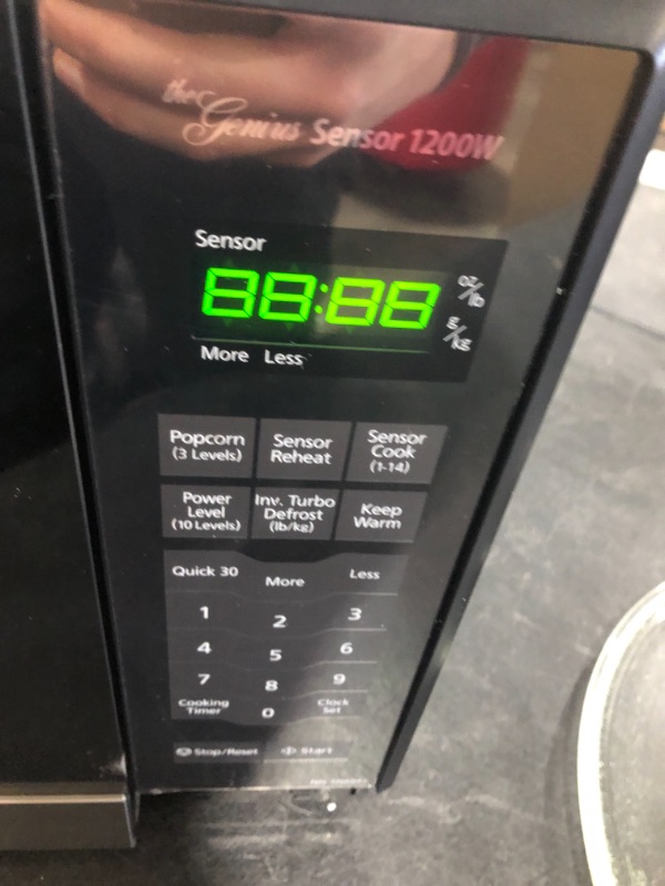 Photo 1 of Panasonic Microwave Oven NN-SN686S Stainless Steel Countertop/Built-In with Inverter Technology and Genius Sensor, 1.2 Cubic Foot, 1200W