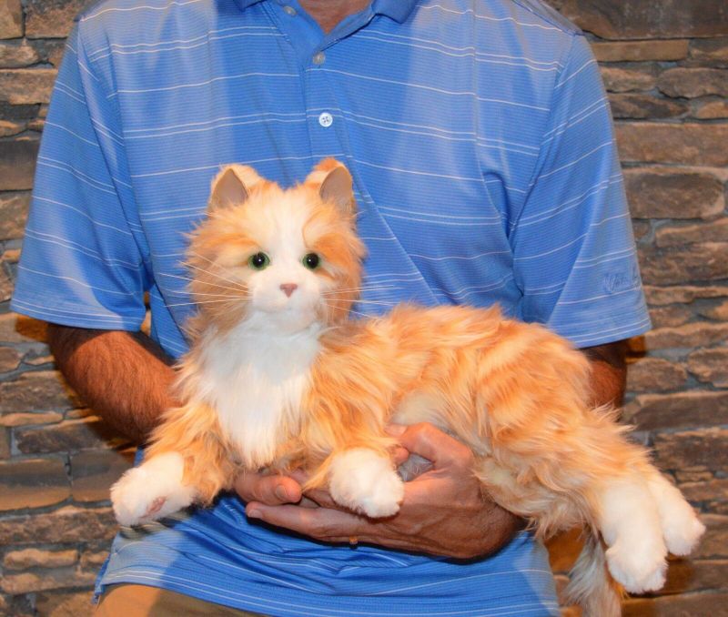 Photo 1 of Joy For All -Orange Tabby Robotic Comfort & Companion Cat for People Ages 5-105