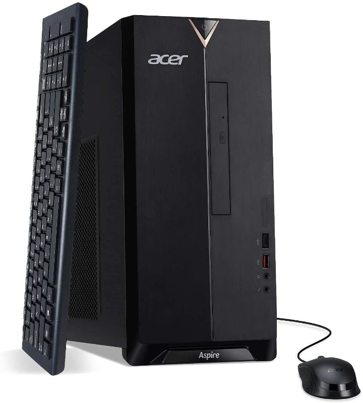 Photo 1 of Acer Aspire TC-1660-UA92 Desktop | 10th Gen Intel Core i5-10400 6-Core Processor | 12GB 2666MHz DDR4 | 512GB NVMe M.2 SSD | 8X DVD | Intel Wireless Wi-Fi 6 | Bluetooth 5.2 | Windows 10 Home