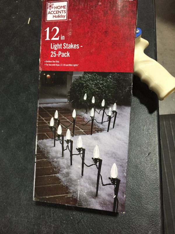 Photo 2 of 12 in. Light Stakes - 25-Pack
