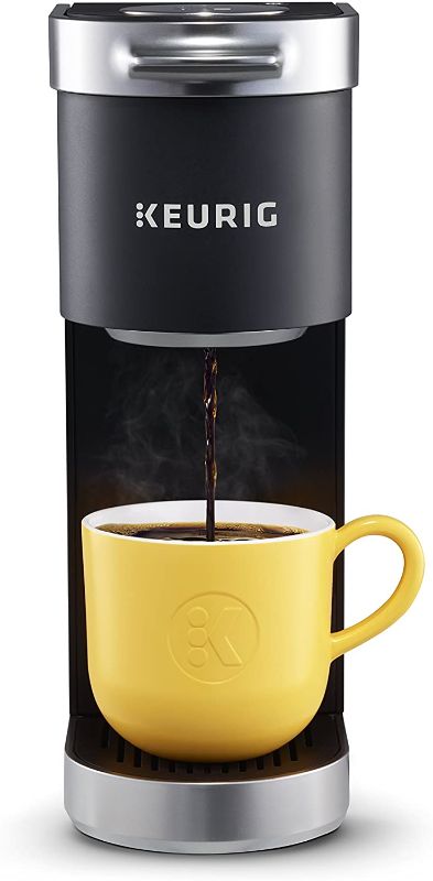 Photo 1 of Keurig K-Mini Plus Coffee Maker, Single Serve K-Cup Pod Coffee Brewer, Comes With 6 to 12 Oz. Brew Size, K-Cup Pod Storage, and Travel Mug Friendly, Matte Black