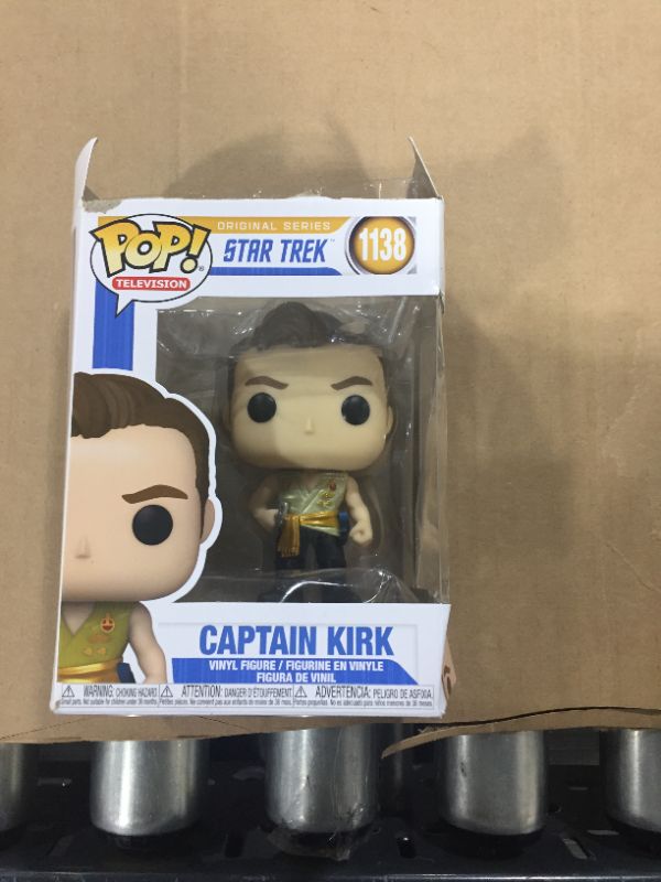 Photo 2 of Funko POP Pop! TV: Star Trek - Captain Kirk in Chair Collectible Vinyl Figure, Multicolor, One Size
