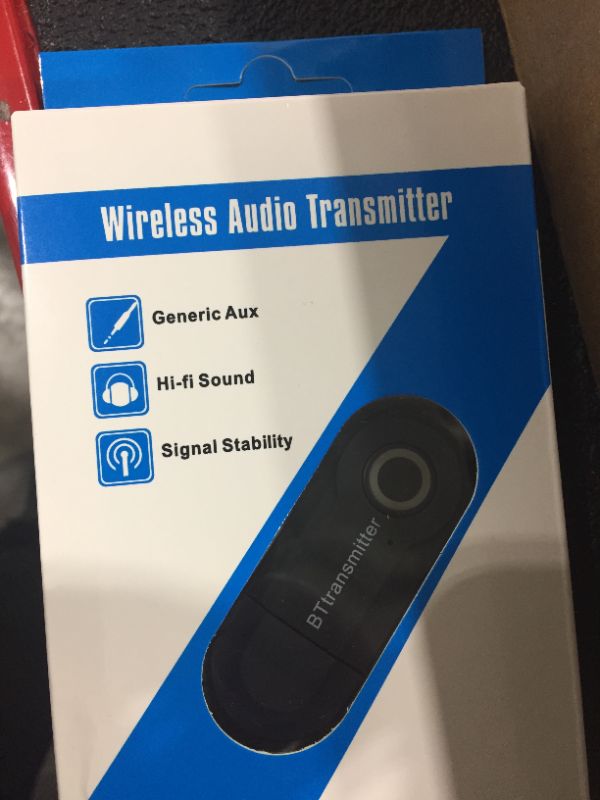 Photo 2 of Bluetooth Audio Transmitter Wireless Audio Adapter Stereo Music Stream Transmitter for TV PC MP3 DVD Player
packs of 5