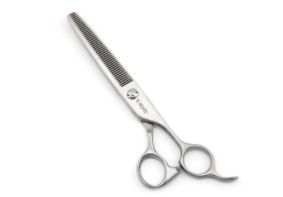 Photo 1 of  Dog Grooming Scissors Dog Grooming Chunkers Dog Grooming Shears Dog Thinning Scissors for Dog 7" 6.75" Matte Silver
