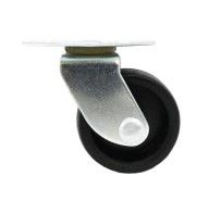 Photo 1 of Everbilt 1-5/8 in. Plastic Swivel Plate Casters with 50 lb. Load Rating (4 per Pack)