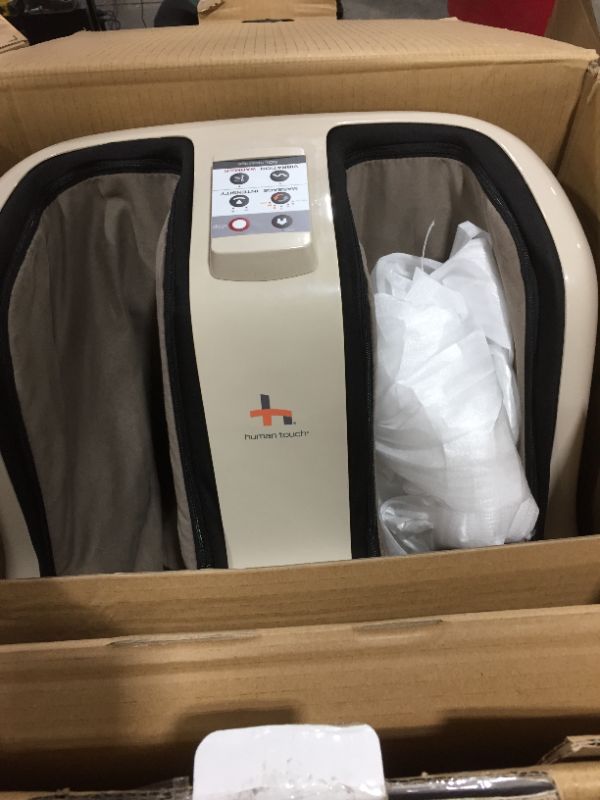 Photo 2 of Human Touch Reflex SOL Foot and Calf Massager Machine with Heat, Shiatsu Deep Kneading, Under Foot Rollers, Delivers Relief for Tired Muscles and Plantar Fasciitis, Fits feet up to Men Size 12
