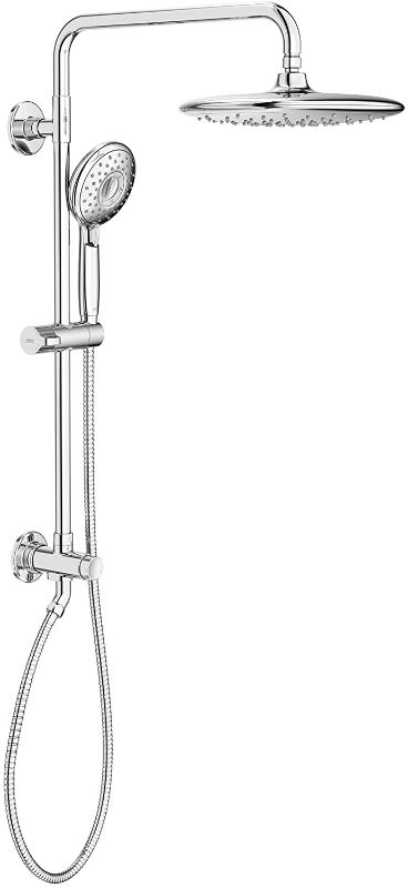 Photo 1 of American Standard 9035804.002 Spectra Versa System with Rain Showerhead and Hand Shower, 2.5 GPM, Polished Chrome
