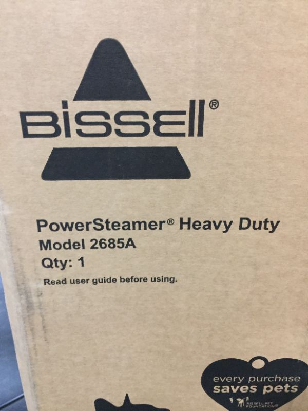 Photo 2 of BISSELL Power Steamer Heavy Duty 3-in-1 Steam Mop and Handheld Steamer for Indoor and Outdoor Use: Garage, Workshop, Auto, Boat, Recreational Vehicles; Windows, Outdoor Furniture and Decks; 2685A
