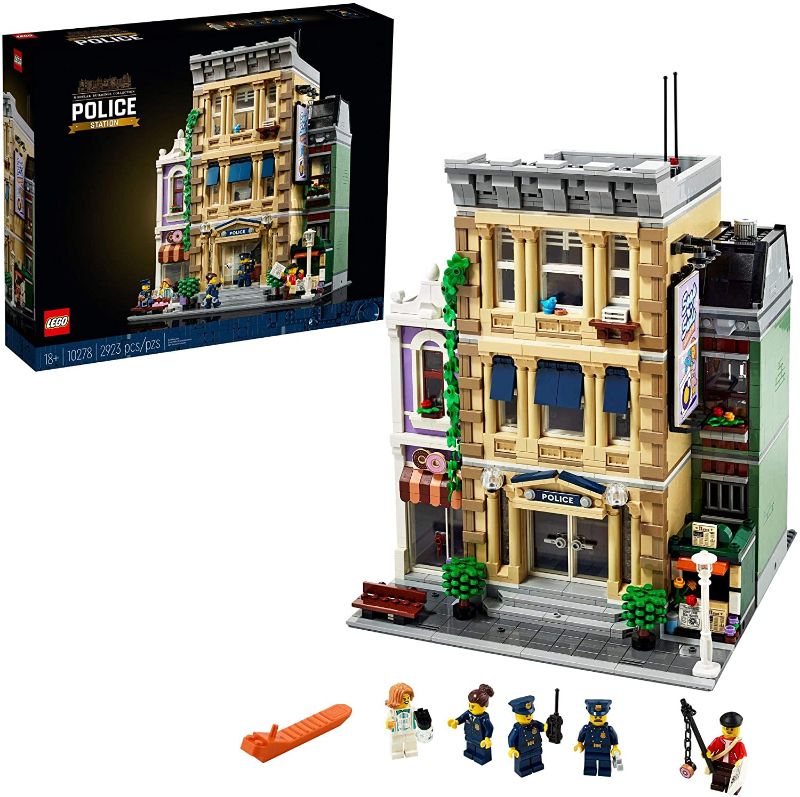 Photo 1 of LEGO Police Station 10278 Building Kit; A Highly Detailed Displayable Model for Adults, New 2021 (2,923 Pieces)
