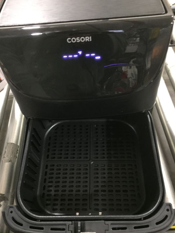 Photo 3 of COSORI Smart WiFi Air Fryer(100 Recipes), 13 Cooking Functions, Keep Warm & Preheat & Shake Remind, Works with Alexa & Google Assistant, 5.8 QT, Black
