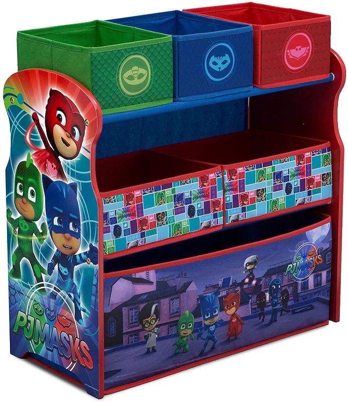 Photo 1 of Bin Toy Organizer PJ Masks Kids Bedroom Playroom Decoration Catboy Owlette & Gekko
