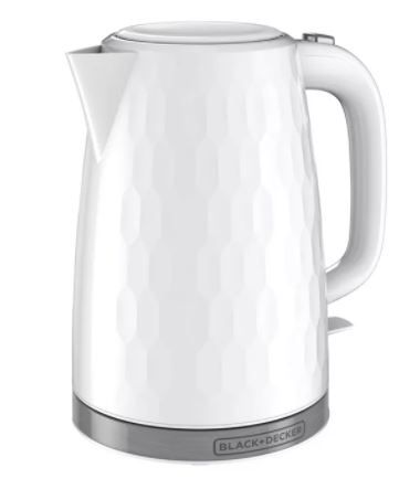 Photo 1 of BLACK+DECKER 1.7L Electric Kettle - White
