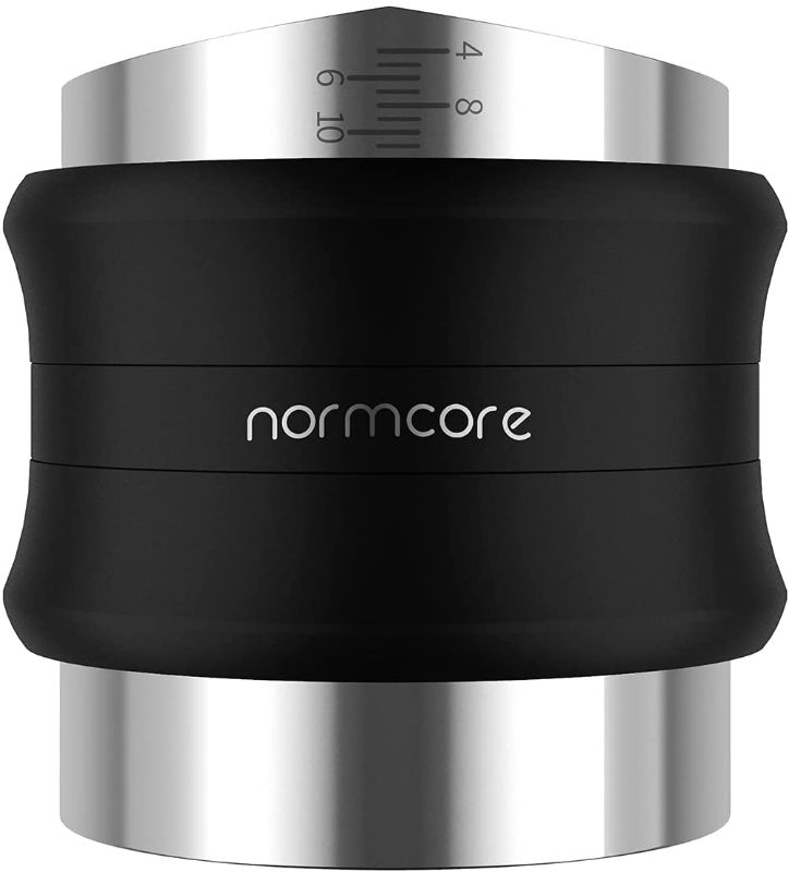 Photo 1 of 53.3mm Coffee Distributor & Tamper - Normcore Dual Head Coffee Leveler Fits 54mm Breville Portafilters - Built-in Spring - Adjustable Depth
