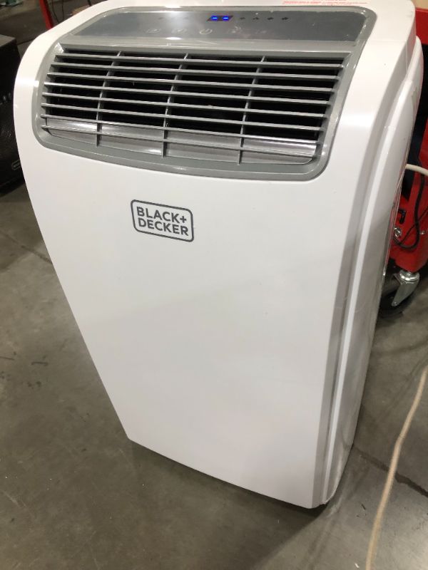 Photo 2 of BLACK+DECKER 6,500 BTU DOE (12,000 BTU ASHRAE) Portable Air Conditioner with Remote Control, White
