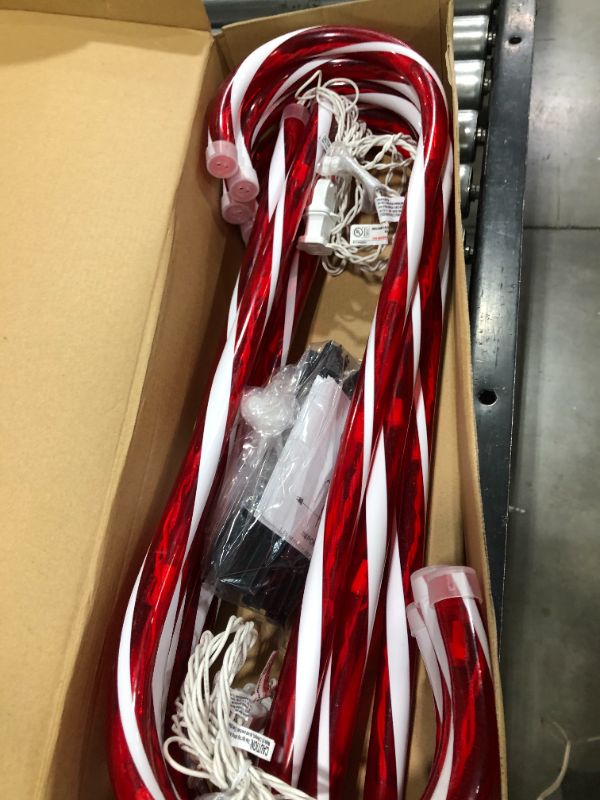 Photo 2 of 10 Pre-Lit Candy Canes 