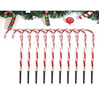 Photo 1 of 10 Pre-Lit Candy Canes 