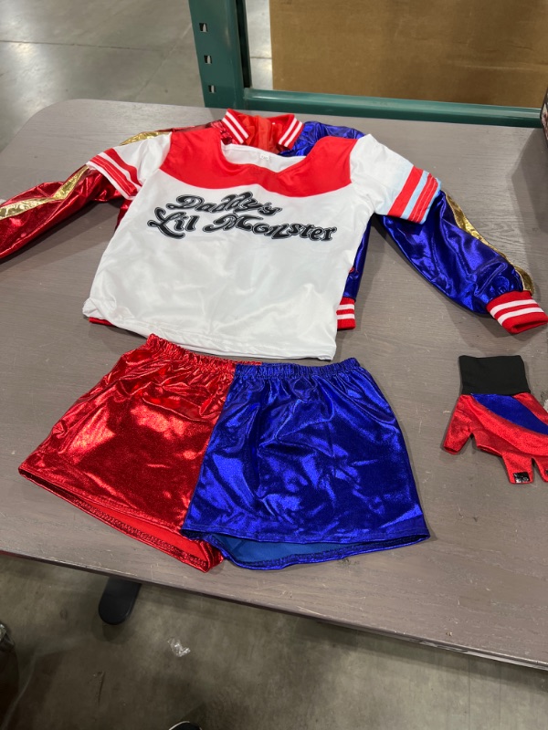 Photo 1 of Little Girls, Harle Quinn Costume size 130