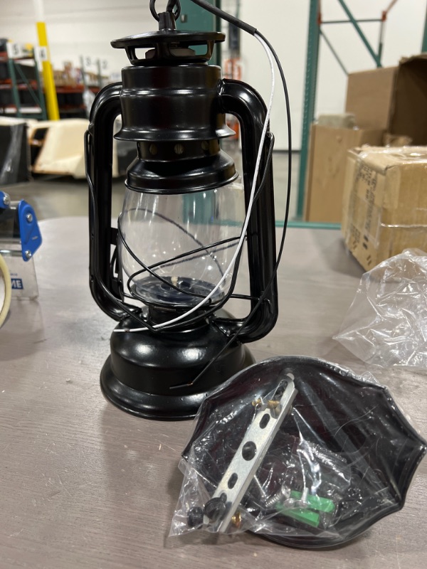 Photo 2 of Black Lantern Wall Lamp. Vintage Lamp Lantern Style Mount Wall Lamp
