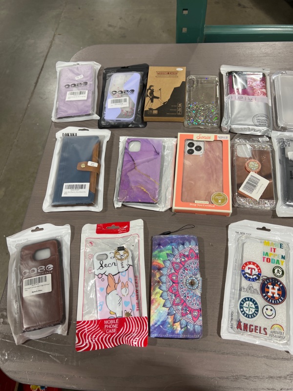 Photo 3 of 25pk | Variety of Cell Phone cases. 