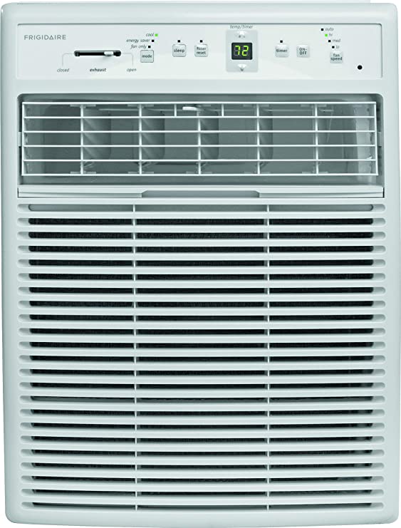 Photo 1 of FRIGIDAIRE FFRS0822S1 8000 BTU Heavy-Duty Slider Casement, Electronic, Remote Control Window Air Conditioner, 8,000, White
