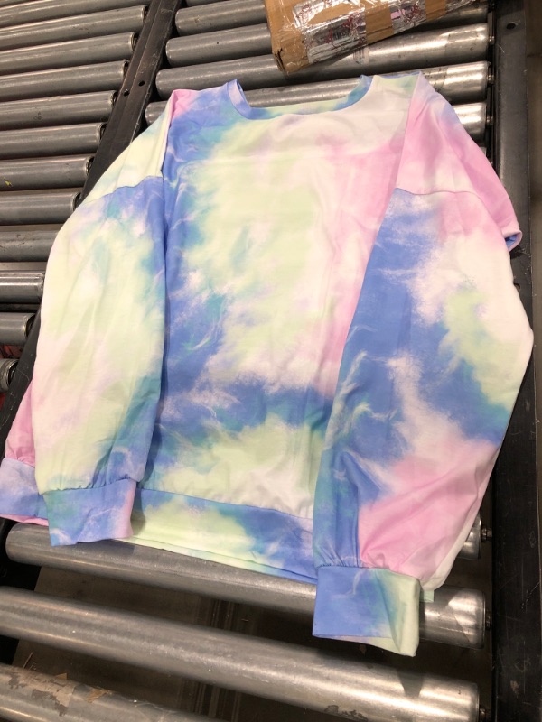 Photo 1 of Women 's Oversized Tye-Dye Sweater, XL