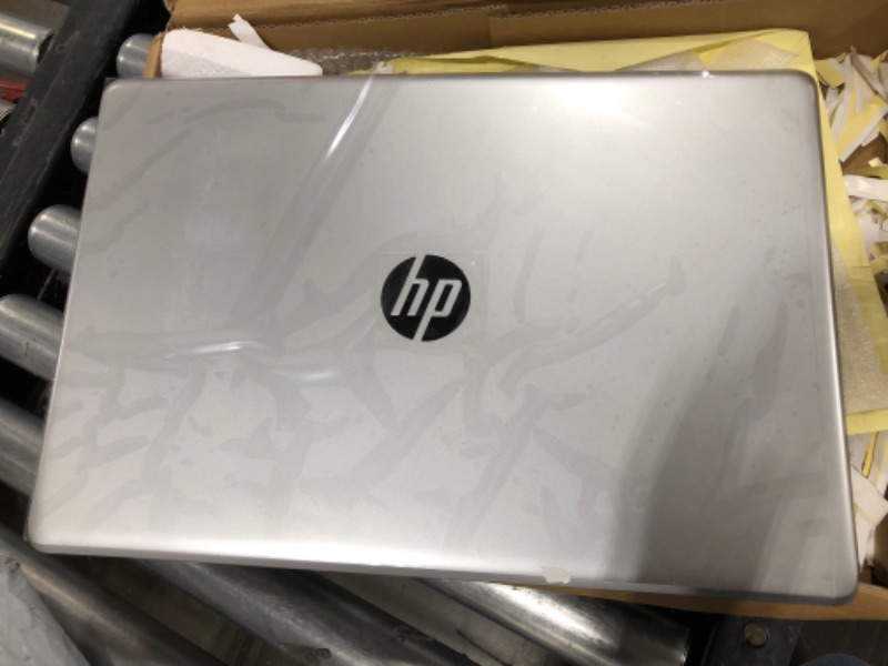 Photo 2 of HP Pavilion 12-BR 15-BR001LA Laptop Back Cover Top Case Silver Touch 924499-001