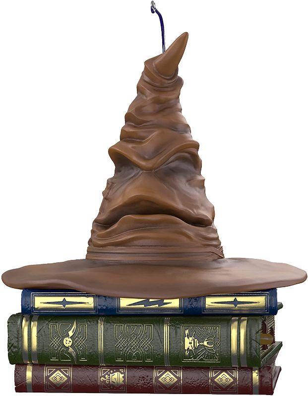 Photo 1 of Hallmark Keepsake Christmas Ornament 2021, Harry Potter Sorting Hat, Sound and Motion