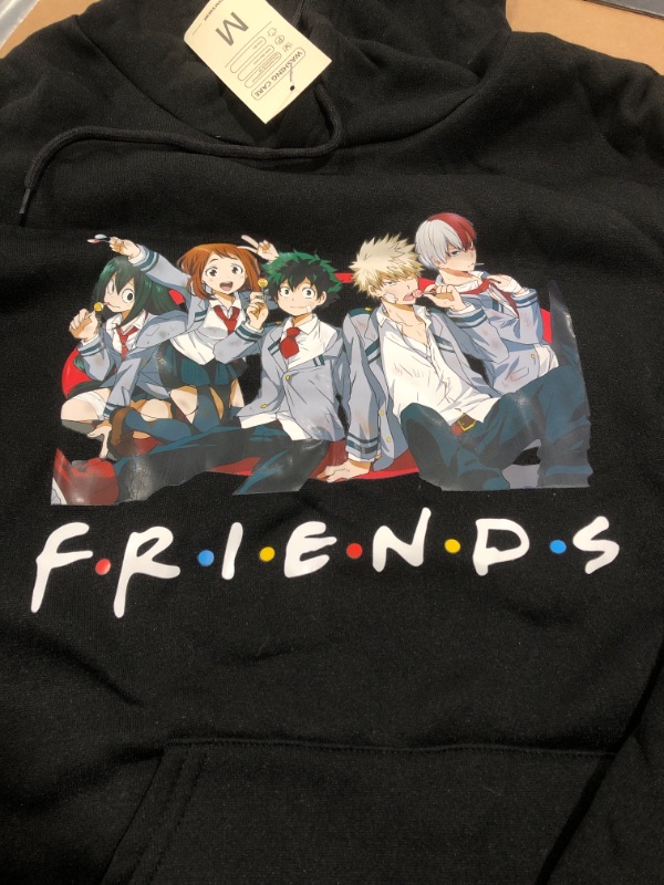 Photo 3 of My Hero Academia Hoodies, Unisex Boku No Hero Academia Friends MHA Sweater Sweatshirt- Medium
