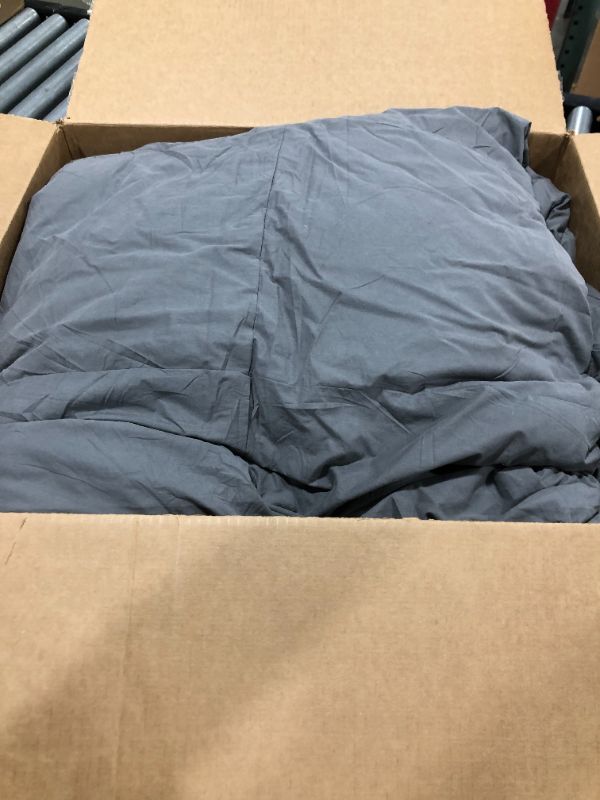 Photo 2 of Comforter King Size, All-Season Gray Cotton Comforter, - King 106x90