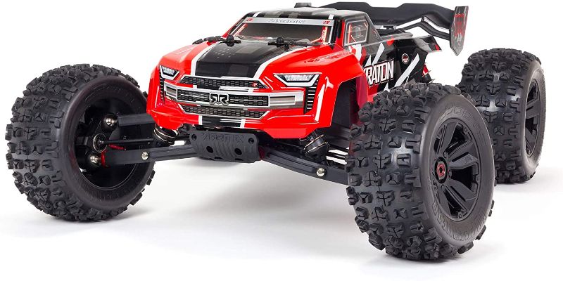 Photo 1 of ARRMA RC Truck 1/8 KRATON 6S V5 4WD BLX Speed Monster Truck with Spektrum Firma RTR, Red, ARA8608V5T1
