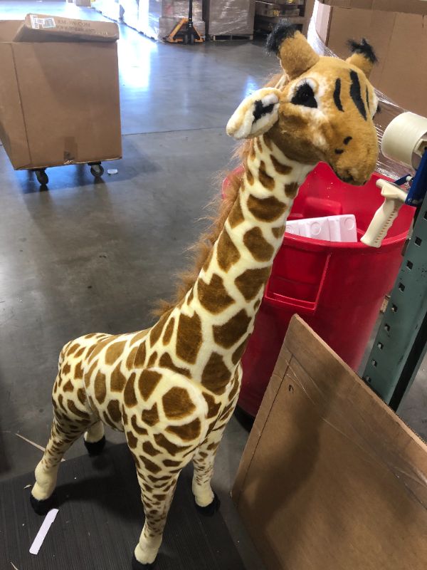 Photo 2 of Melissa & Doug Giant Giraffe - Lifelike Stuffed Animal (over 4 feet tall)
