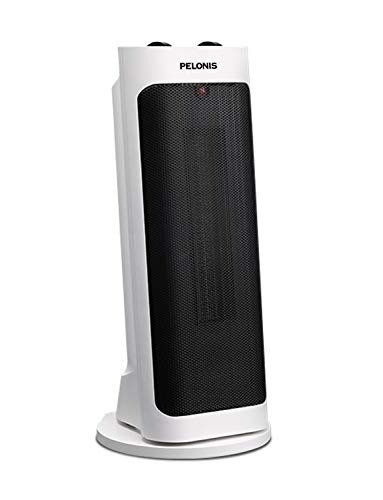 Photo 1 of PELONIS PH-19J Pisa Tower Portable Ceramic Space Heater, 1500W Fast Heating, Programmable Thermostat, Easy Control, Widespread Oscillation, Over Heating & Tip-Over Switch Protection, White