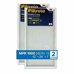 Photo 1 of  Filtrete Healthy Living Ultimate Allergen Reduction Filter, MPR 1900, 12 x 24 2pks