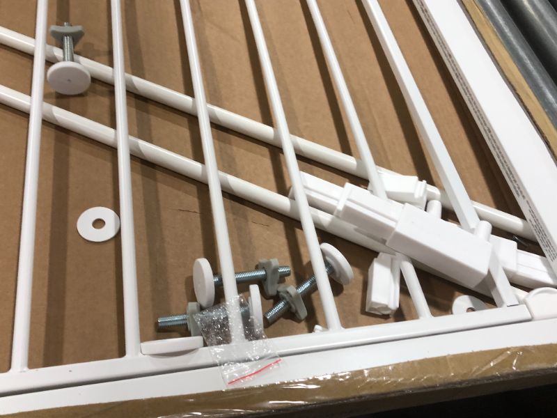 Photo 3 of Safety 1st Easy Install Metal Baby Gate with Pressure Mount Fastening (White)