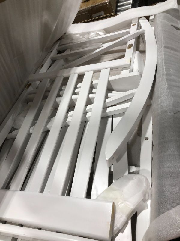 Photo 1 of Vermont White Wood Outdoor Porch Rocker