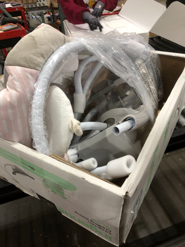 Photo 1 of Ingenuity Inlighten Cradling Swing - Flora The Unicorn - Foldable Swing
