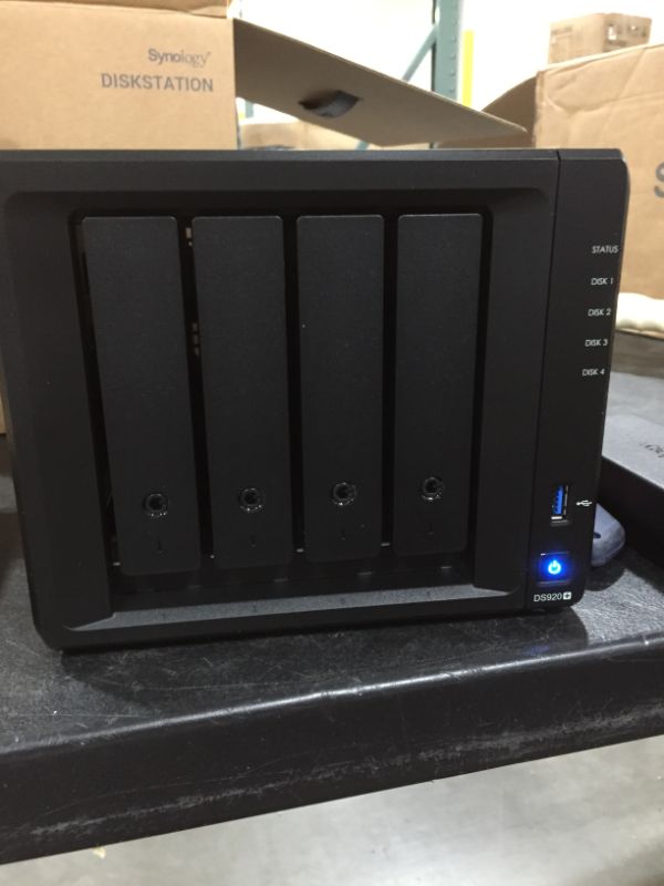 Photo 2 of Synology DiskStation DS920+ 4-Bay NAS Enclosure, Black
