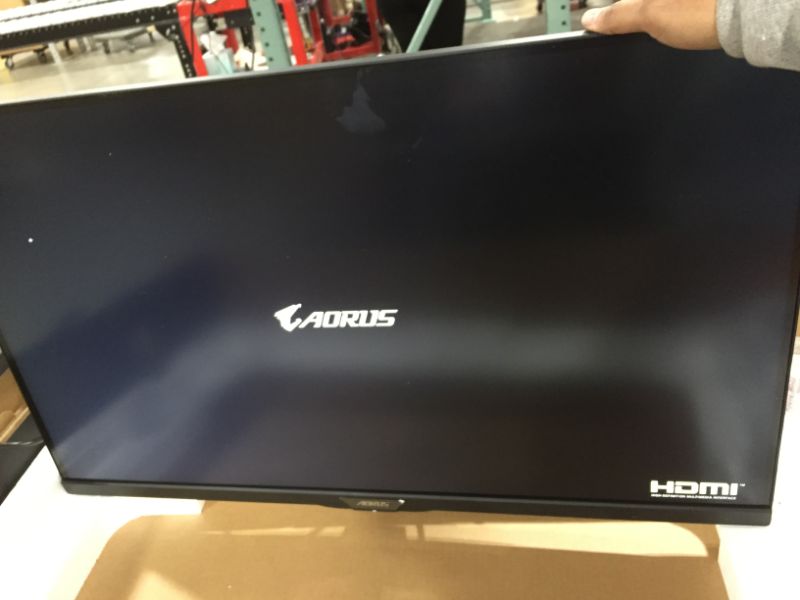 Photo 4 of AORUS FI32U 32" 4K SS IPS Gaming Monitor, Exclusive Built-in ANC, 3840x2160 Display, 144 Hz Refresh Rate, 1ms Response Time (GTG), 1x Display Port 1.4, 2X HDMI 2.1, 2X USB 3.0, with USB Type-C
