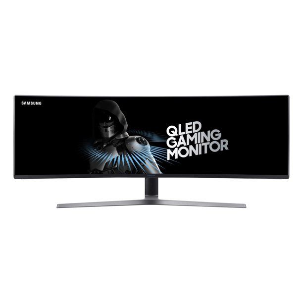 Photo 1 of SAMSUNG 49" Class Wide Screen QLED Gaming Quantum Dot (5120x1440) Monitor - LC49RG90SSNX/ZA 
