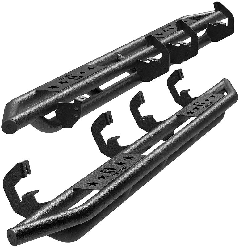 Photo 1 of Tyger Auto TG-AM2C20028 Star Armor Kit Compatible with 2007-2018 Chevy Silverado/GMC Sierra 1500 & 2007-2019 2500/3500HD Extended/Double Cab | Textured Black | Side Step | Nerf Bars | Running Boards
