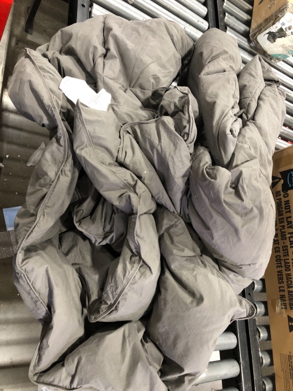 Photo 1 of 106x90 gray comforter