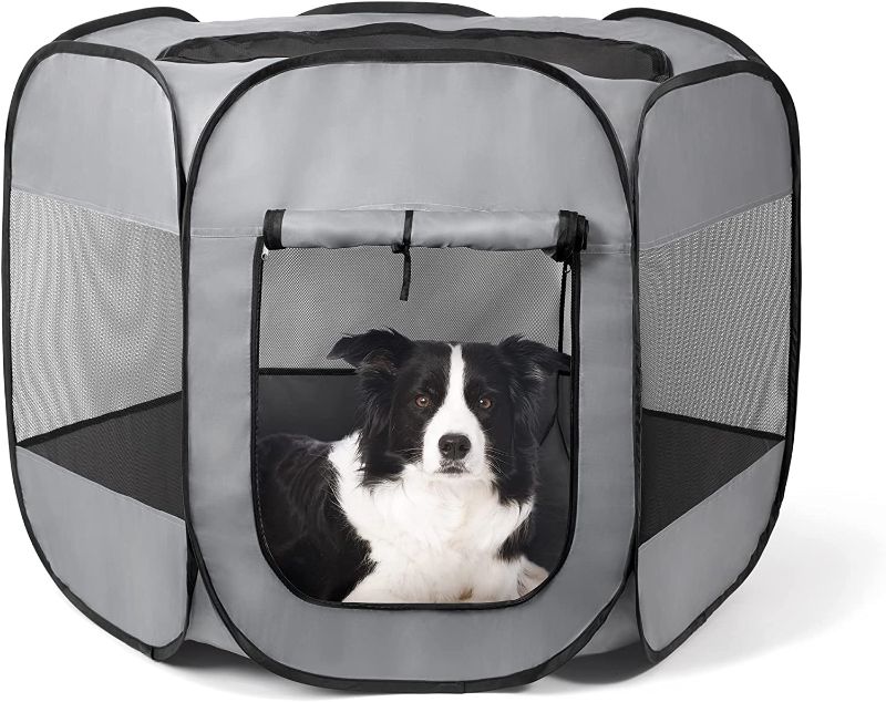 Photo 1 of  2-Door Folding Soft Pet Playpen