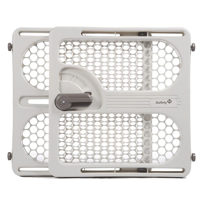 Photo 1 of Safety 1st Pressure Mount Easy Fit Security Gate, Fits Spaces between 28" and 40" Taupe
