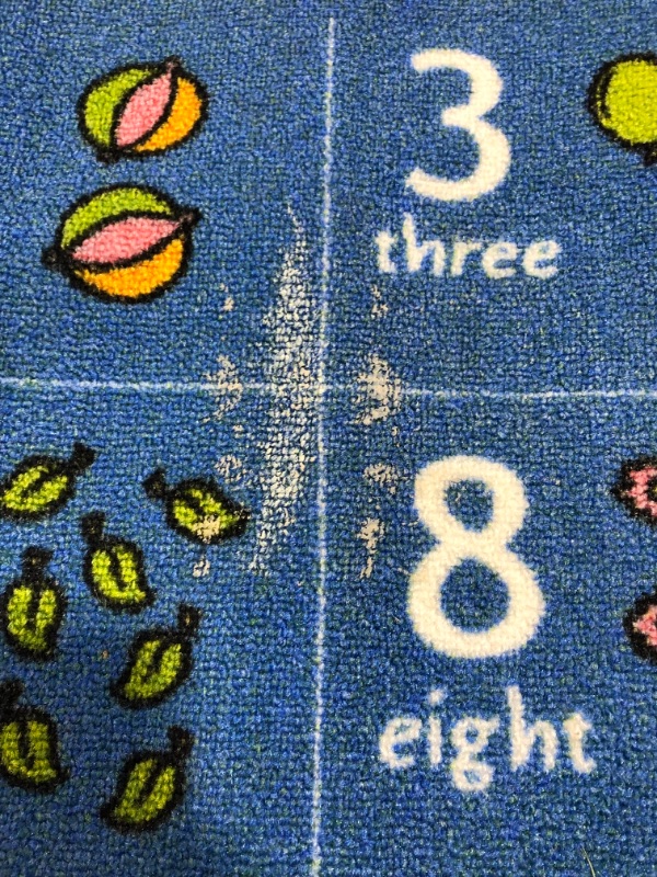 Photo 4 of KC Cubs Playtime Collection Multicolor ABC Numbers Shapes Educational 3'3"x4'7" Area Rug
